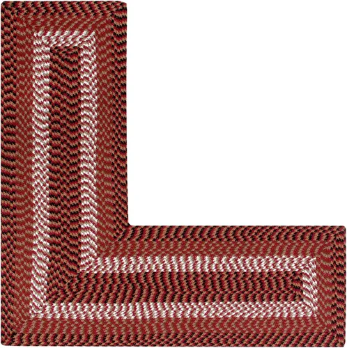 Miniatura 45 de La colección Better Trends Alpine Braid es una alfombra reversible para interiores duradera y resistente a las manchas 100% polipropileno