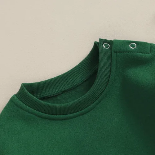 Miniatura 5 de Ehfomius Sudadera de gran tamaño para bebé niño y niña, suéter grueso de manga larga, suéter sin botones, ropa cálida de invierno