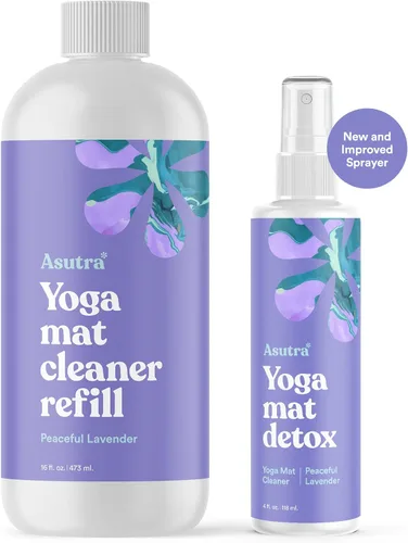 Miniatura 9 de Limpiador de colchoneta para yoga 100% natural y orgánico, SEGURO PARA TODAS LAS COLCHONETAS, no deja residuos pegajosos o viscosos, limpia