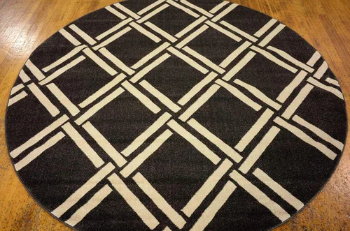 Miniatura 121 de Unique Loom Trellis Collection - Alfombra geométrica moderna azul marino (9 pies x 12 pies)