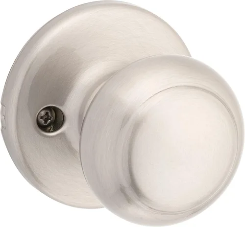 Miniatura 24 de Kwikset Cove - Pomo de puerta de privacidad interior con cerradura, manija de puerta para baño y dormitorio, pomo de puerta negro mate con cerradura