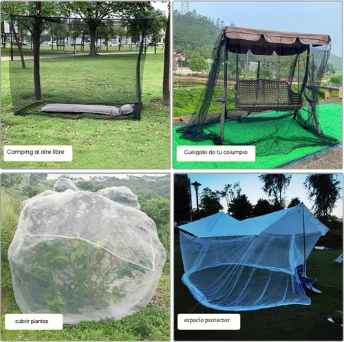 Miniatura 7 de Mengersi Dosel para Cama, Cortinas de Dosel para Cama, Cortinas de Cama para Camas Full Queen King, Red Mosquitera Cortinas de Cama para Patio