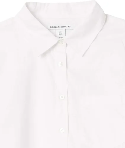 Miniatura 6 de Tienda Essentials - Camisa de popelina de manga 34 para mujer