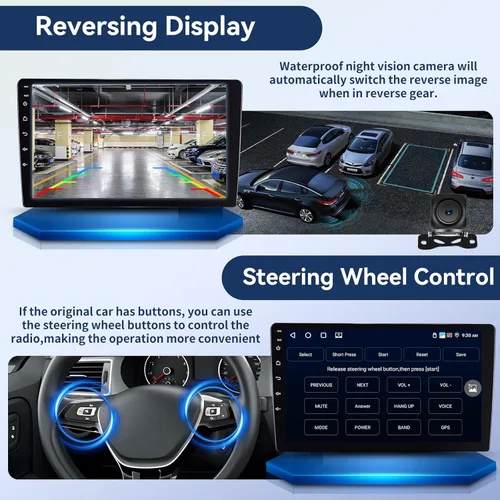 Miniatura 6 de [4+128G] Android 15 - Actualización estéreo para automóvil Ford F150/F-150 2009-2012 (Auto-AC) con CarPlay inalámbrico y Android Auto, radio