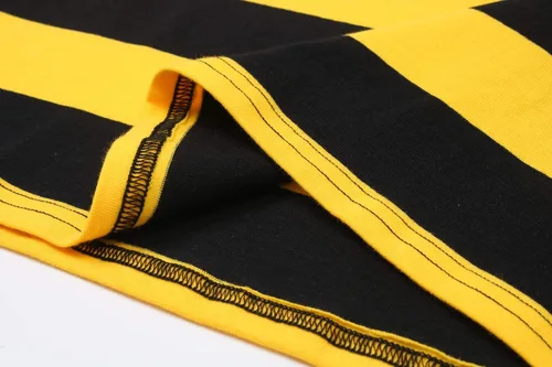 Miniatura 6 de OThread & Co. Camiseta de manga larga a rayas con cuello redondo para mujer