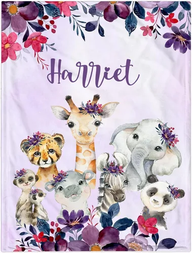 Miniatura 34 de Manta de bebé personalizada para niñas y niños, manta de bebé personalizada con nombre, mantas personalizadas con nombre para niños, manta de Lindas