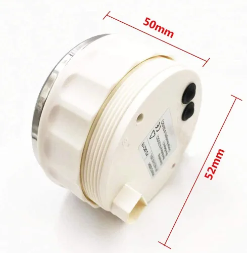 Miniatura 2 de Medidor de ajuste de barco de 52 mm IP68 impermeable 0-190ohm señal marino medidor de balance de ajuste de barco UP DN con indicador de inclinación