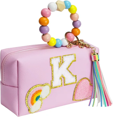 Elilier Regalos de cumpleaños para niños de 4, 5, 6, 7, 8, 9, 10, 11, 12 años, regalos para niñas, cuidado de la piel, bolsa con carta, neceser K