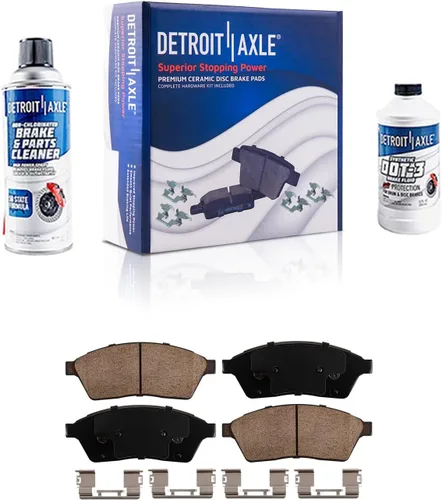 Miniatura 55 de Detroit Axle - Pastillas de freno traseras para Honda Odyssey 2011-2017 Pilot 2007-2013 MDX 2010-2013 ZDX 2010-2013 Pastillas de freno de cerámica