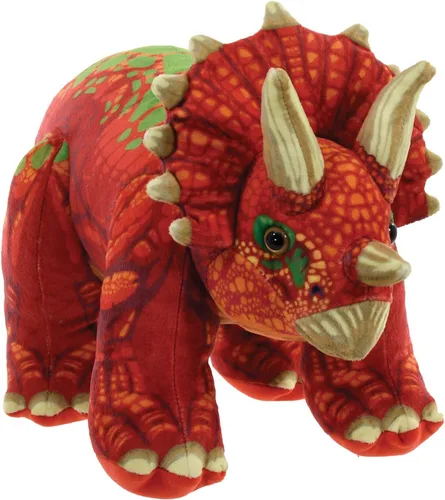 Miniatura 5 de iscream Dinosaur Buddies - Juguete de brontosaurio de peluche de 12 x 14 pulgadas con sonido rugiente