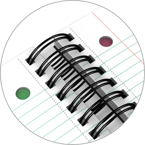 Miniatura 7 de Cuaderno iScholar iQ con doble anillado, con Poly Cover, Variados