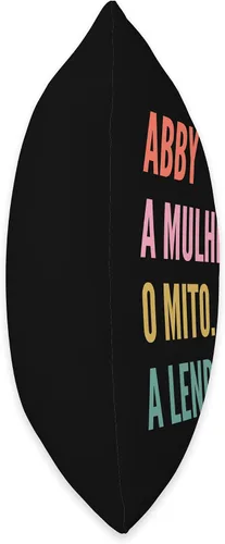 Miniatura 2 de Funny Portuguese First Name Design - Abby Throw Pillow