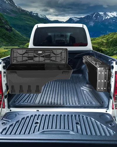 Miniatura 7 de SCITOO Caja de almacenamiento para caja de camioneta con contraseña para Ford F-150 1997-2014 del lado izquierdo del conductor Como se muestra