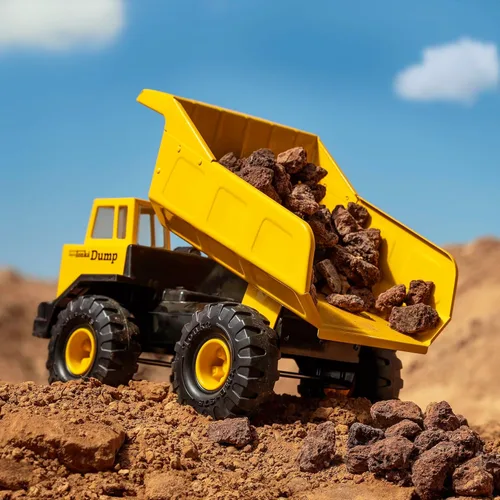 Miniatura 7 de Tonka Edición de coleccionista retro, fabricado con 2 veces más acero, juguete de construcción para niños, camión de metal, camión de juguete