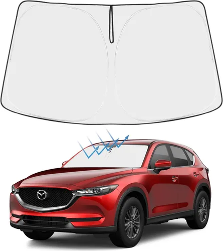 Miniatura 162 de Proadsy Parasol para parabrisas actualizado 2025, ajuste personalizado Dodge RAM 1500 2Dr 2019-2024 2025, 4 capas, plegable, protector de parasol