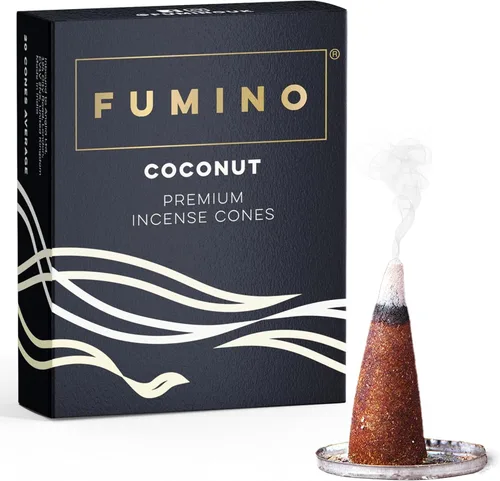 Miniatura 14 de Fumino® Conos de incienso fresco Autumn Breeze 20 por caja, fragancia Masala Agarbatti Joss para relajación y meditación, decoración del hogar