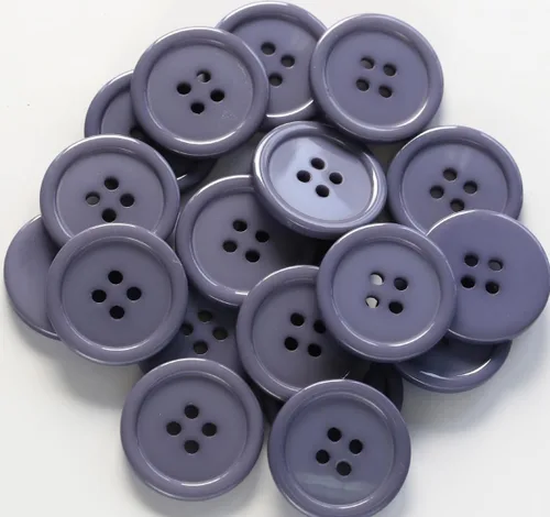 Miniatura 9 de GANSSIA Botones de 1 pulgada (25mm) redondos de 4 agujeros para costura, botón de color beige de respaldo plano, para manualidades DIY, paquete