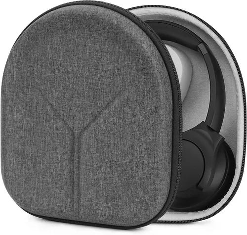 Miniatura 7 de Geekria Shield - Funda para auriculares compatible con Anker Soundcore Q11i, Life Q20, Life Q30, Space Q45 y más, bolsa de transporte de viaje Negro