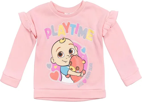 Miniatura 3 de CoComelon JJ - Conjunto de sudadera y pantalones de vellón para bebés y niñas pequeñas
