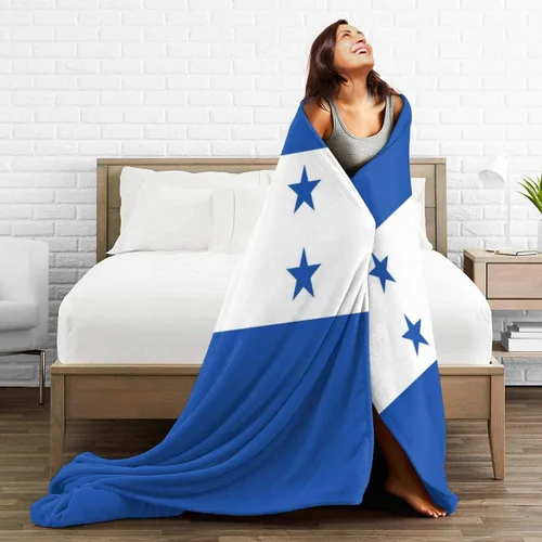 Miniatura 5 de Manta de Honduras, regalos de Honduras para hombres patrióticos, para hombres y mujeres, manta suave de franela de franela mullida para interiores