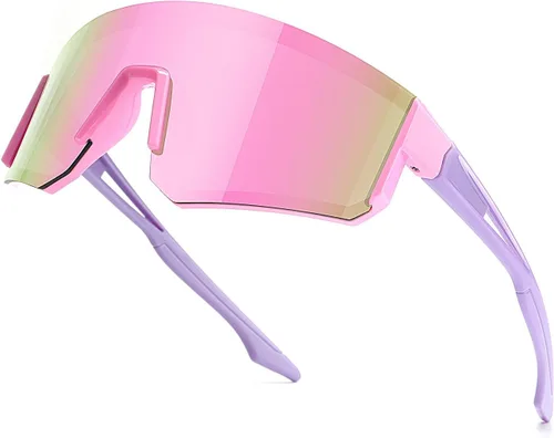 Miniatura 27 de SEKKAF - Gafas de sol deportivas para jóvenes, para béisbol y softbol, para niños y niñas de 6 a 12 años, gafas de sol para ciclismo, ligeras