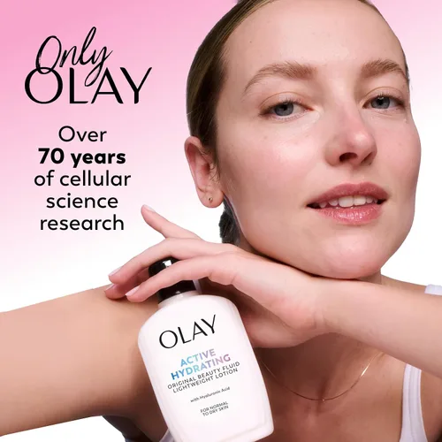 Miniatura 10 de Olay Hidratante Facial, Loción Fluida de Belleza Hidratante Activa, Hidratante Facial Original, 4 Oz. (Paquete de 2)