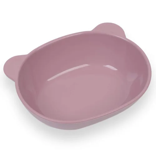 BLUE GINKGO Cuencos de silicona para niños, lindos cuencos de silicona para bebés/platos de silicona para niños pequeños y niños, aptos para