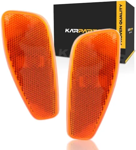 KarParts360 Para Jeep Renegade señal marcador luz montaje 2015 16 17 18 2019 lado conductor y pasajero lado par delantero para CH2550134 |
