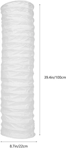 Miniatura 7 de Uonlytech Lámpara de pie de estilo nórdico, pantalla de papel, cubierta de luz de pie para sala de estar, dormitorio, decoración de hotel, pantalla