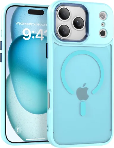 Miniatura 18 de IAIYOXI Funda magnética para iPhone XR [compatible con MagSafe], translúcida mate, delgada, delgada, a prueba de golpes, para mujeres, hombres