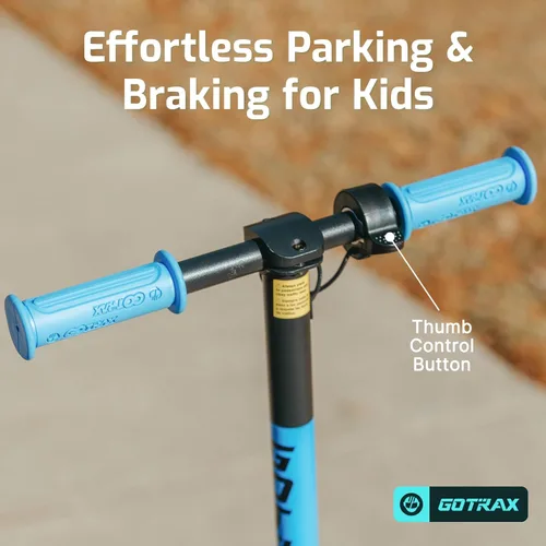 Miniatura 6 de Gotrax GKS Mini Electric Scooter for Kids 6-12, Max 3.75 Miles & 7.5 Mph by 150W Motor, 6'' Wheel, Thumb Control Easy to Ride & Assemble Azul