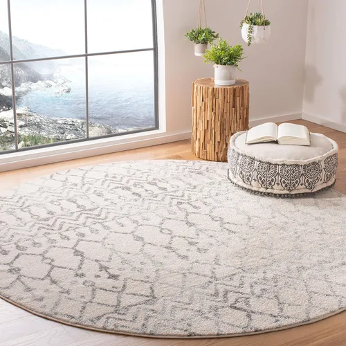Miniatura 11 de SAFAVIEH - Alfombra de 4x6 de la colección Tulum, modelo TUL270G, diseño marroquí bohemio desgastado, no suelta pelusa y fácil de limpiar, ideal