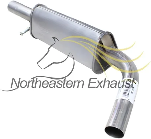 Miniatura 4 de Northeastern Exhaust Tubo resonador de escape de acero inoxidable compatible con Volkswagen Beetle 1.8L 1999-2005 Abrazaderas gratuitas