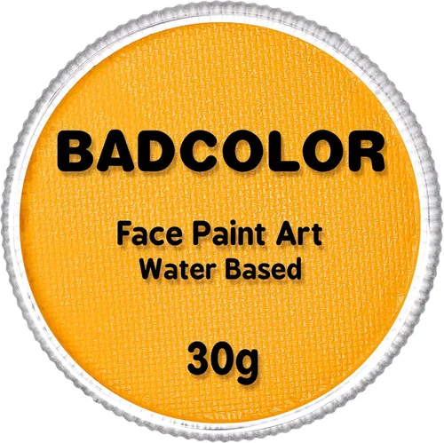 Miniatura 18 de Pintura corporal y facial UV neón naranja (30g/1oz), kit de pintura corporal completa a base de agua, reactiva a la luz negra, fluorescente