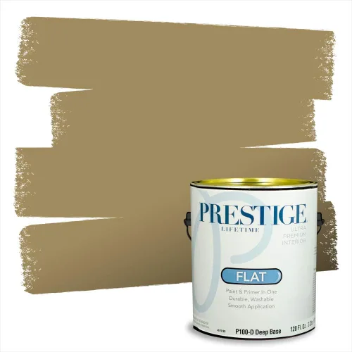 Miniatura 195 de PRESTIGE Paints Exterior Paint and Primer In One, 1-Gallon, Satin, Comparable Match of Benjamin Moore* Royal Linen* 931BM-PCM