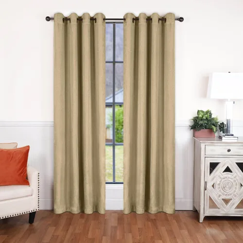 Miniatura 12 de Superior Linen Semi Blackout Curtains, Room Darkening, Bedroom, Drapes, Kitchen, Living Room Window Accents, Sun Blocking, Grommet Header, Classic