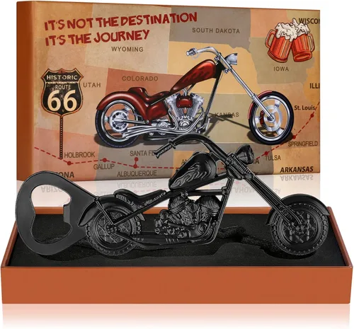 Abrebotellas de cerveza para motocicletas, regalos de cumpleaños y Navidad para hombres, mujeres, marido, novio, regalos de cerveza para hombres,