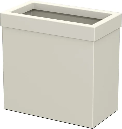 Miniatura 14 de Gatco Cubo de basura rectangular moderno, latón cepillado, cubo de basura de acero inoxidable con tapa extraíble, a prueba de fugas, capacidad de 3