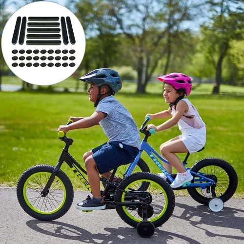 Miniatura 7 de Kit de acolchado para casco, almohadillas universales de espuma de repuesto para bicicleta, motocicleta, accesorios para casco (negro, juego de 1)
