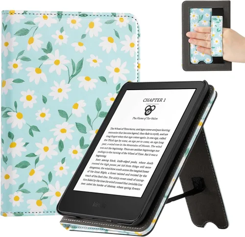 Miniatura 23 de CoBak Case for 6" E-Reader - PU Leather Smart Cover with Auto Sleep/Wake & Hand Strap
