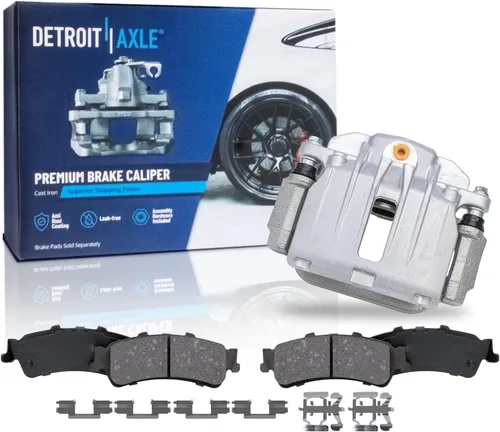 Miniatura 26 de Detroit Axle - Kit de freno trasero para Toyota Tacoma 2005-2019 de 6 orejetas, tambores de freno de disco, zapatas de freno semi-metálicas