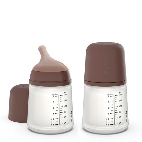 Miniatura 16 de Suavinex Zero Zero - Biberón anti cólico para bebé, marca española de biberones no 1, minimiza el rechazo del biberón y la confusión del pezón, Claro