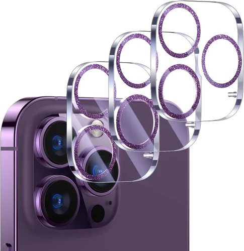 Miniatura 84 de UniqueMe para Paquete de 3 Protectores de Lente de Cámara para iPhone 15 Pro/iPhone 15 Pro Max, [Protección contra Caídas] [Compatible con Fundas]