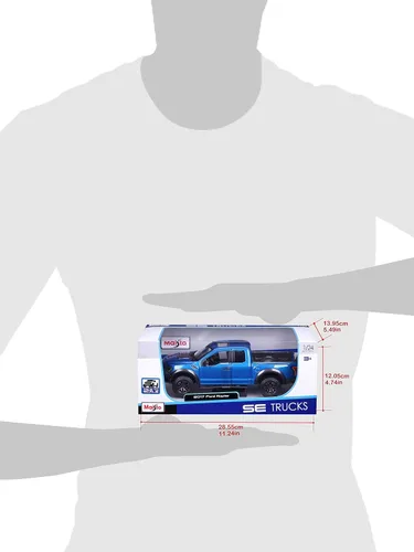 Miniatura 11 de Maisto 1:24 SE Camiones 2017 Ford F150 Raptor - Azul