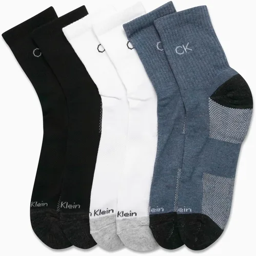 Miniatura 10 de Calvin Klein Calcetines deportivos acolchados de corte alto para hombre (paquete de 6)