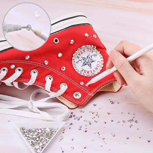 Miniatura 5 de Towenm 720 diamantes de imitación de cristal con parte trasera plana, SS20 de 0.189 in con parte trasera plana para ropa de manualidades, arte