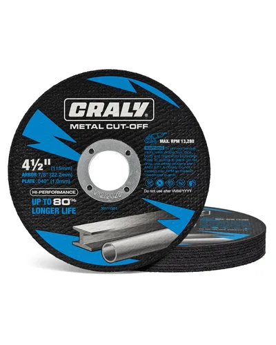 Miniatura 9 de CRALY Ruedas de corte de 6 pulgadas para cortar metal y acero inoxidable, disco de corte de metal ultrafino de grado profesional para amoladora