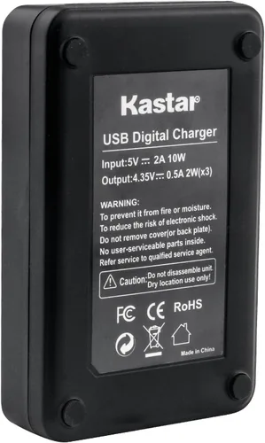 Miniatura 3 de Kastar Batería x3 + cargador para Sony NP-BX1 HDR-AS200V HDR-AS30 HDR-AS300 HDR-AS50 HDR-CX240 HDR-CX405 HDR-CX440 HDR-GW66 HDR-GWP88 HDR-MV1