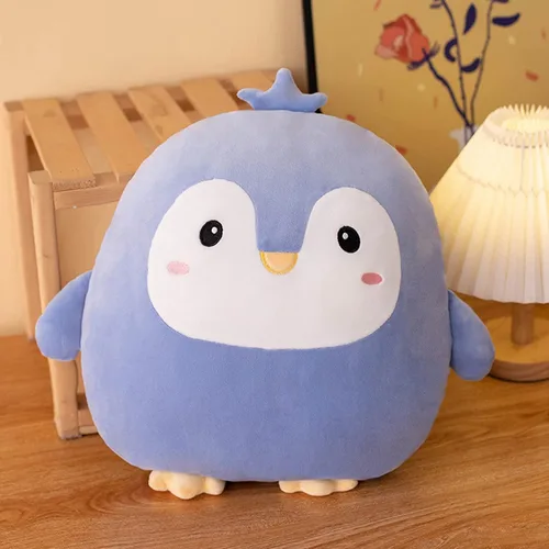 Miniatura 2 de Almohada de Peluche de Pingüino, Juguete de Almohada Decorativa de Peluche de Pingüino Suave de 8 Pulgadas para Decoración de Habitación, Cumpleaños