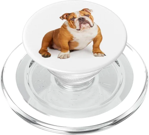 Miniatura 7 de PopSockets Grip and Stand for Phones and Tablets - Chubasquero con diseño de bulldog inglés